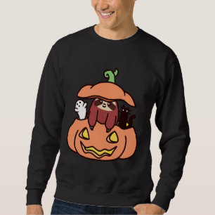 Jack o lantern Sloth Lång Ärmad Tröja