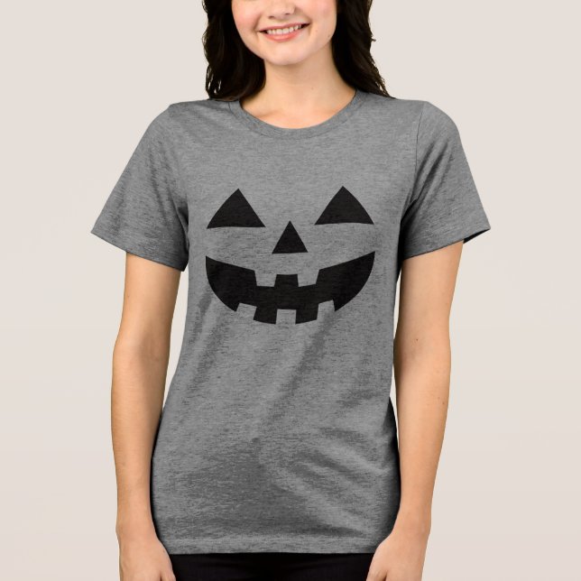 Jack o lantern Smile Pumpkin Halloween T-Shirt (Framsida)