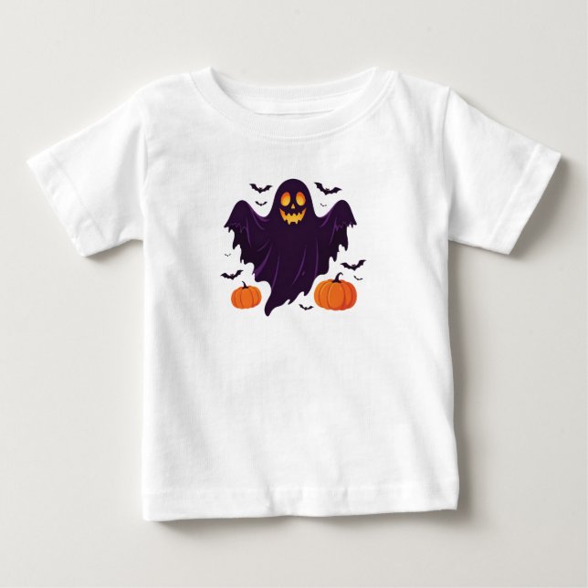 Jack-O'-Lantern-spöke T Shirt (Framsida)