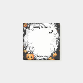 Jack o lantern Spooky Halloween Post-it Block