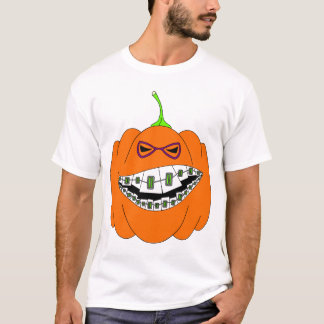 Jack o lantern stöder exponeringsglas för tee