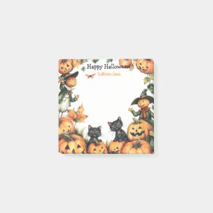 Jack o lantern, Svarta katter och Fågelskrämma Post-it Block