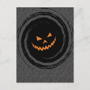 Jack o lantern Swirl Vykort