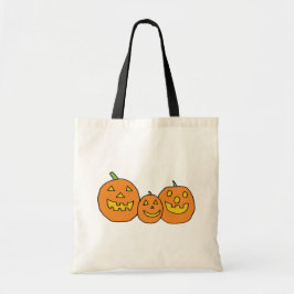 Jack-o'-Lantern-trio-säck Tygkasse
