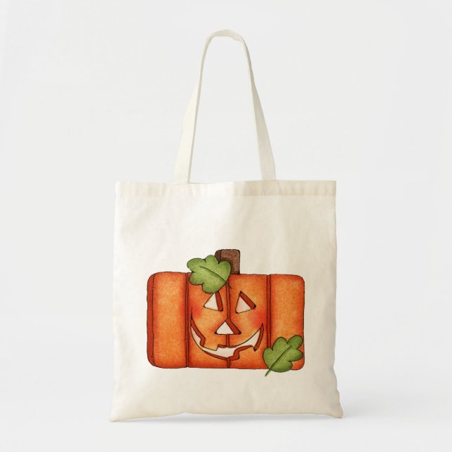 Jack-O-Lantern Tygkasse (Framsidan)