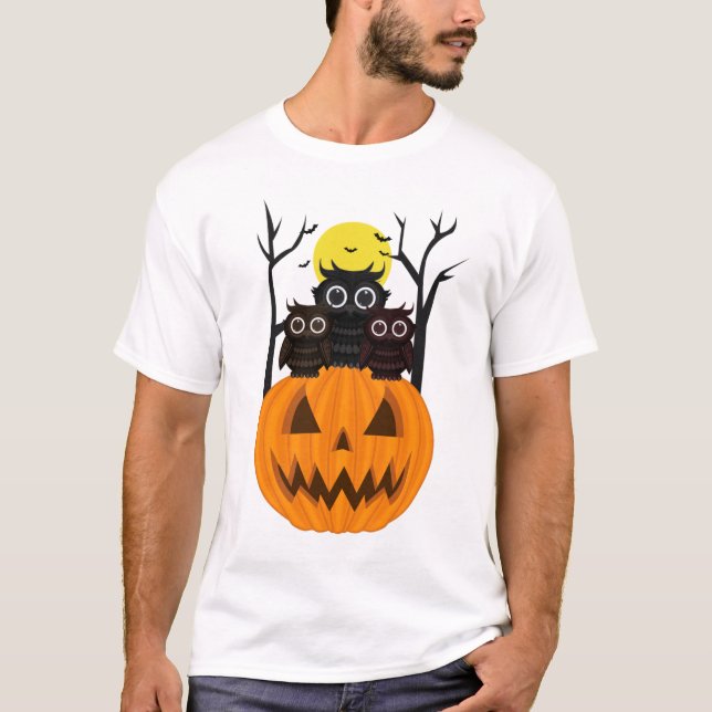 JACK O LANTERN & UGGLA T SHIRT (Framsida)