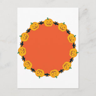 Jack o lantern vykort