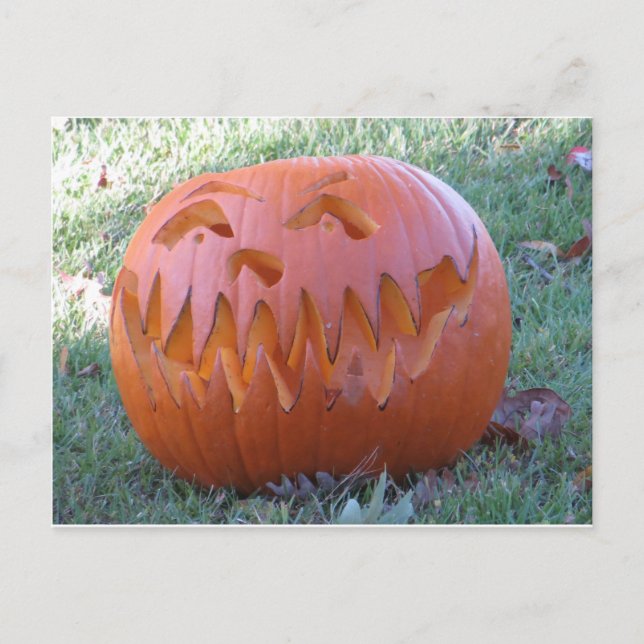 Jack o lantern vykort (Framsida)