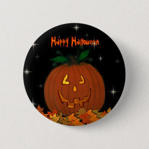Jack o lanternhappy halloween knäppas knapp