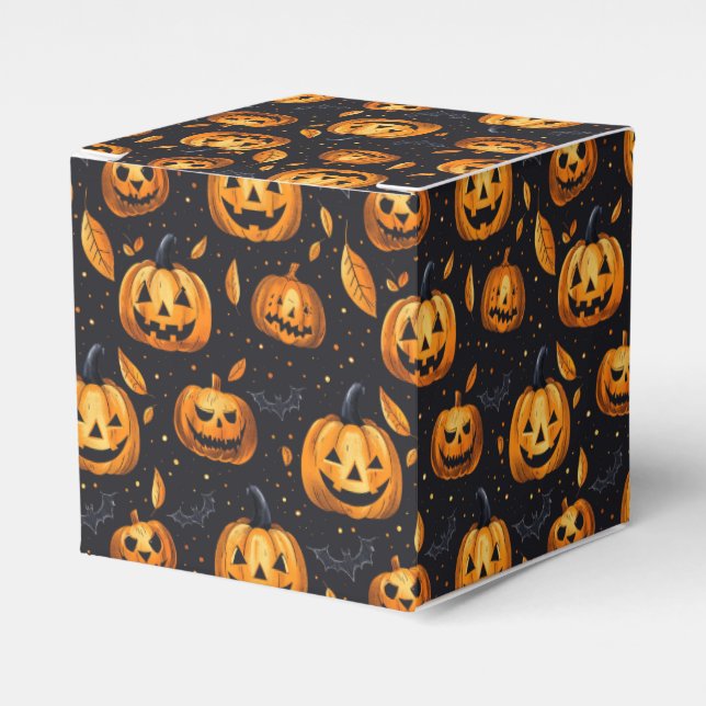 Jack-O-Lanternor Halloween Presentaskar (Framsidan Sidan)