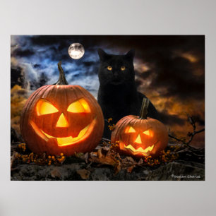 "Jack O' Lanternor & Jet" Poster