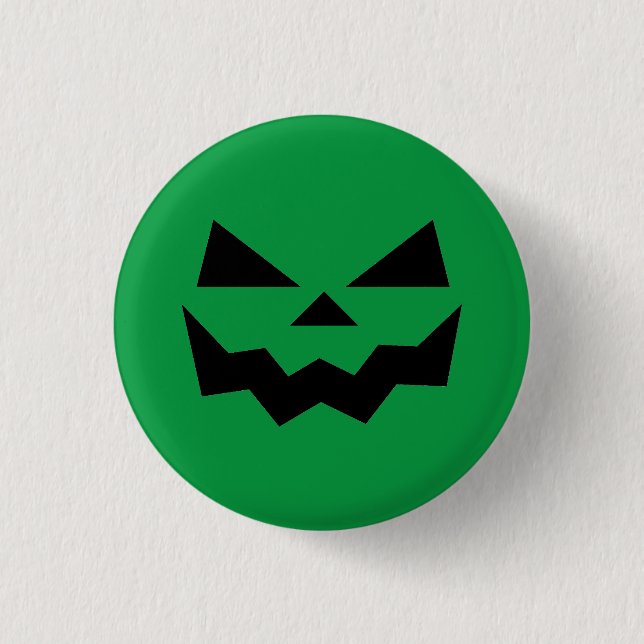 Jack-o-lanternpumpa ansikte knapp (Framsida)