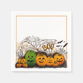 Jack-O-Lanternrad uppåt Pappersservett