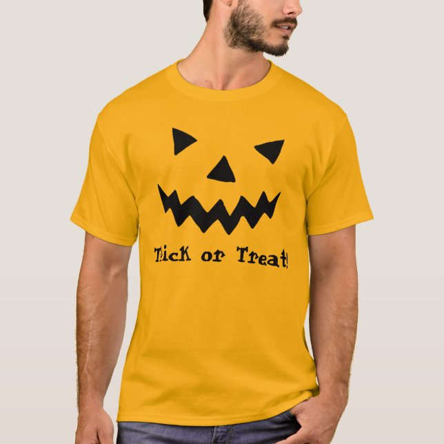 Jack o lanternskjorta tee shirt (Framsida)
