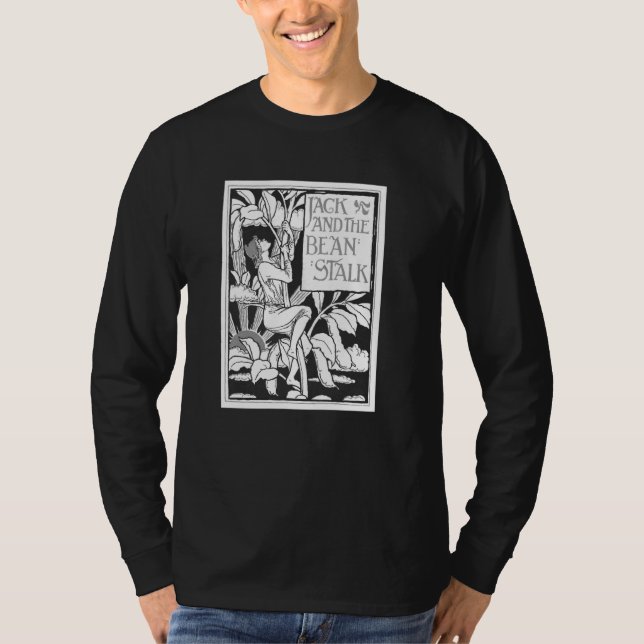 Jack och Beanstalk (1900) Bok Cover T Shirt (Framsida)