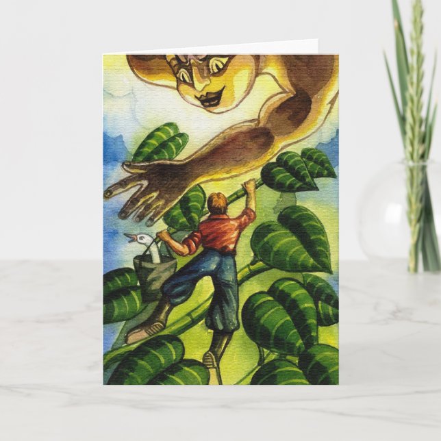 Jack och beanstalken kort (Framsida)