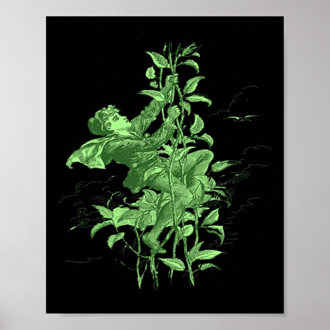 Jack Och Bönstjälken - Klättring  Poster (Framsidan)
