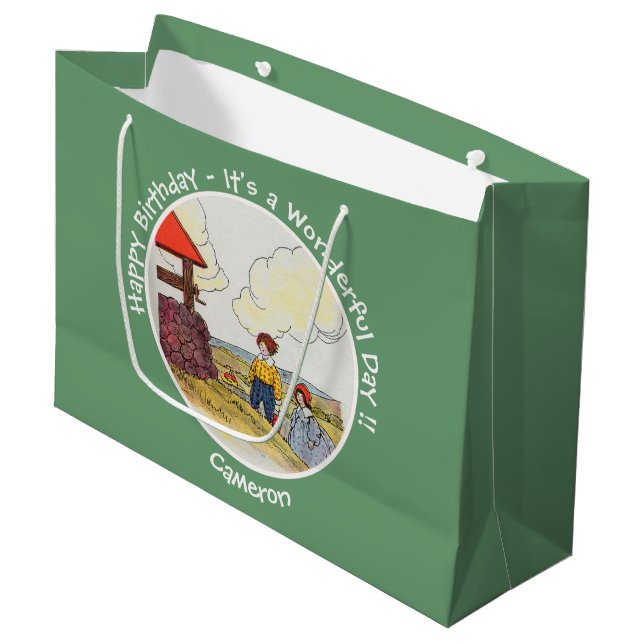 Jack och Jill Mor Goose Födelsedagsfest Items (Framsidan Vinklad)