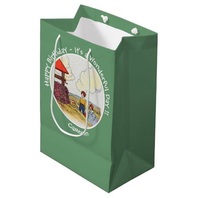 Jack och Jill Mor Goose Födelsedagsfest Items (Framsidan Vinklad)