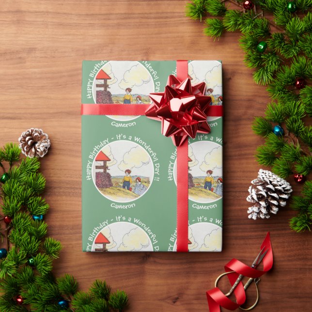 Jack och Jill Mor Goose Födelsedagsfest Items Presentpapper (Julgåva)