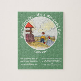 Jack och Jill Mor Goose Födelsedagsfest Items Pussel