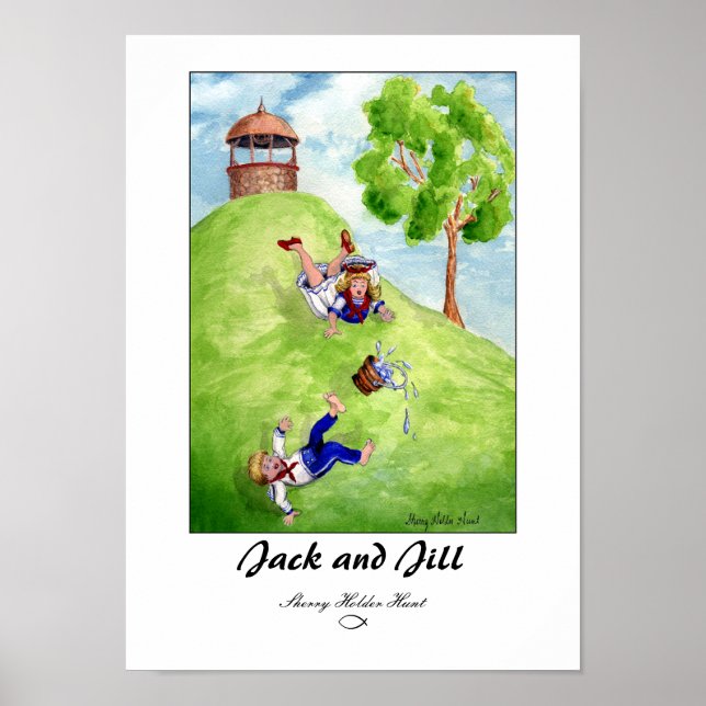 Jack- och Jill-utskrift - Anpassad Poster (Framsidan)