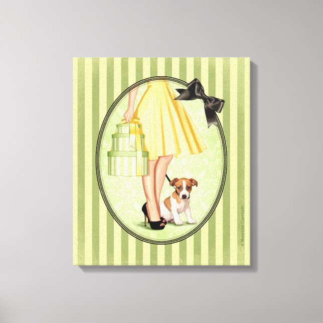 Jack och lådor canvastryck (Framsida)