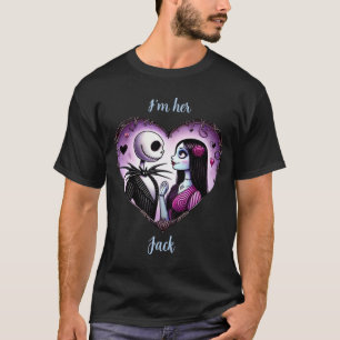 Jack och Sally Goth Valentine T Shirt