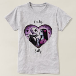 Jack och Sally Goth Valentine T Shirt