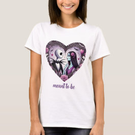 Jack och Sally Goth Valentine T Shirt