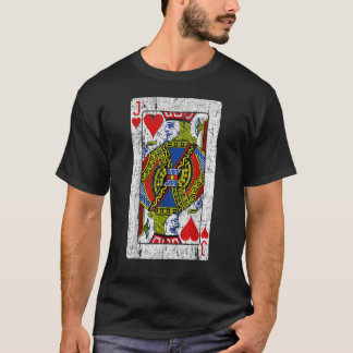 Jack Of Hearts Playing Card Shirt Halloween Costum T