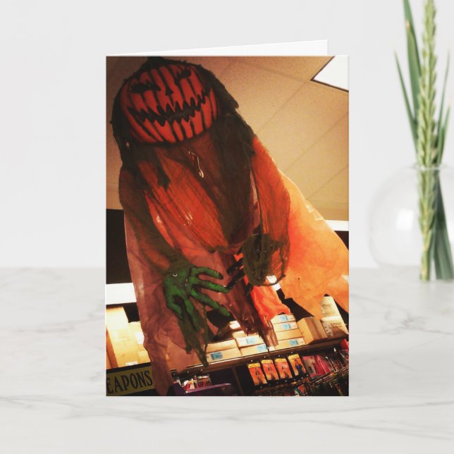 "Jack of the Marsh" Halloween-kort Kort (Framsida)