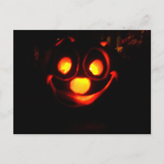 Jack O'Lantern All A'Glow Vykort