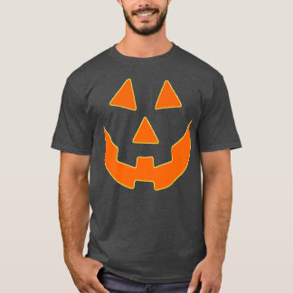 Jack O'Lantern Ansikte Giant Halloween Pumpkin T Shirt
