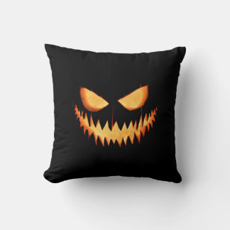 Jack O'Lantern Ansikte Halloween Dekorativ kudde