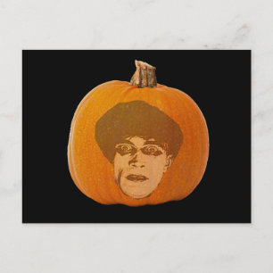 Jack o'Lantern Caligari Ansikte, Halloween Pumpkin Vykort