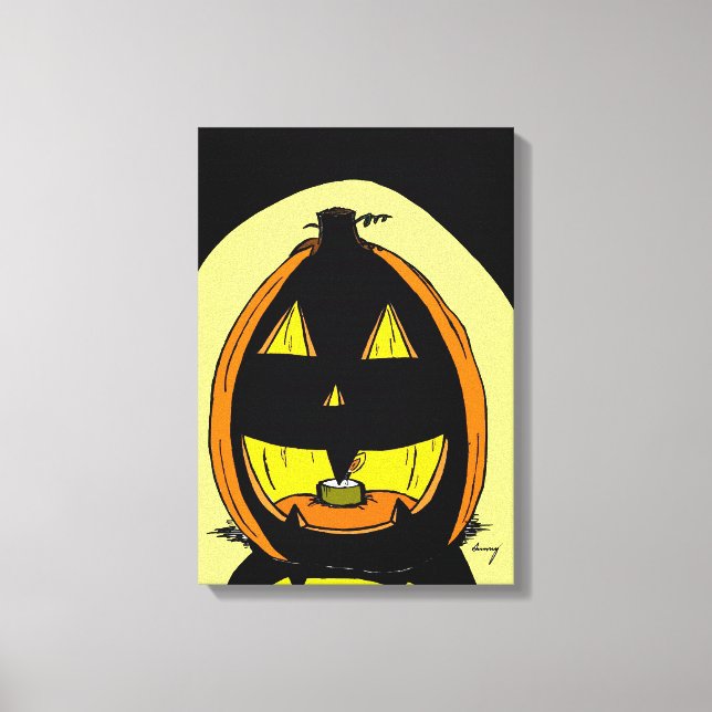 Jack o'Lantern Canvas (Framsida)