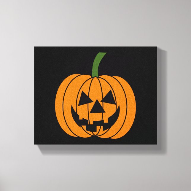Jack O'Lantern Canvastryck (Framsida)
