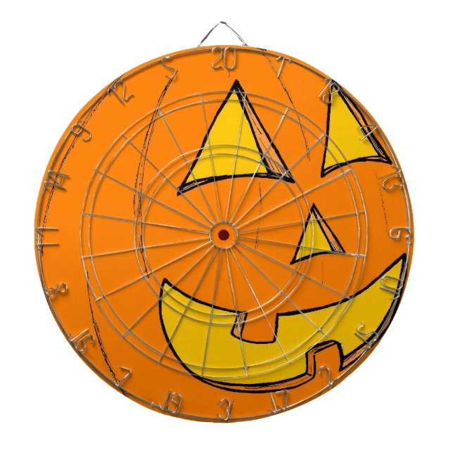 Jack o'Lantern Dartboard Darttavla (Framsidan)