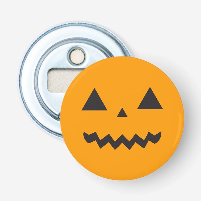 Jack O'Lantern Flaska Opener Magnet Flasköppnare (Framsidan)
