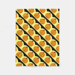 Jack o'Lantern Fleece Blanket