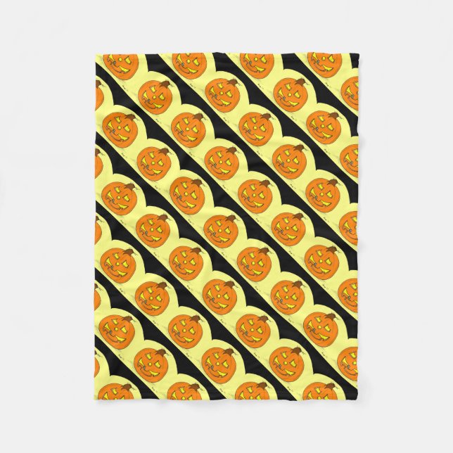 Jack o'Lantern Fleece Blanket (Framsidan)