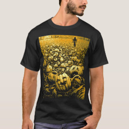 Jack O'Lantern Graveyard T Shirt