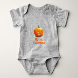 Jack O'Lantern Halloween Baby Bodykostym T Shirt
