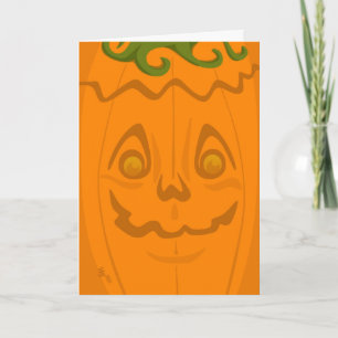 Jack o'Lantern Halloween Card Kort