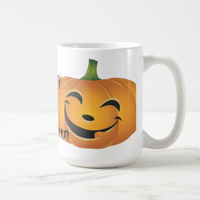 Jack O'Lantern Halloween Kaffemugg (Höger)