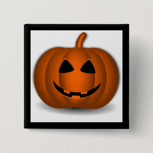 Jack o'Lantern Halloween-knapp Knapp (Framsida)