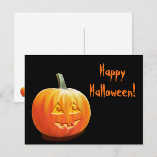 Jack O'Lantern Halloween-vykort Vykort