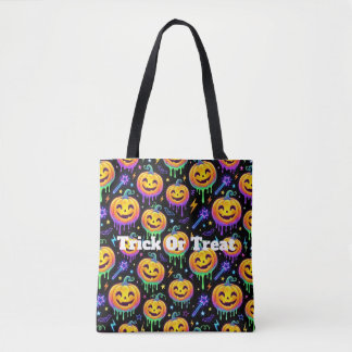 Jack O'Lantern Halloweentrick eller Godis Tygkasse