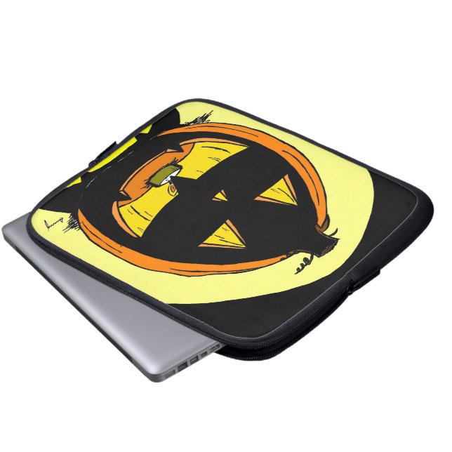 Jack o'Lantern Laptop sleeve (Framre botten)